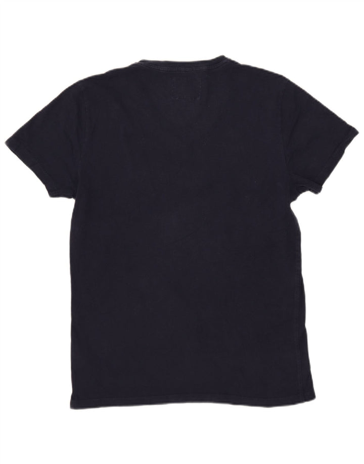 T-shirt męski Superdry, średni, granatowy, bawełniany