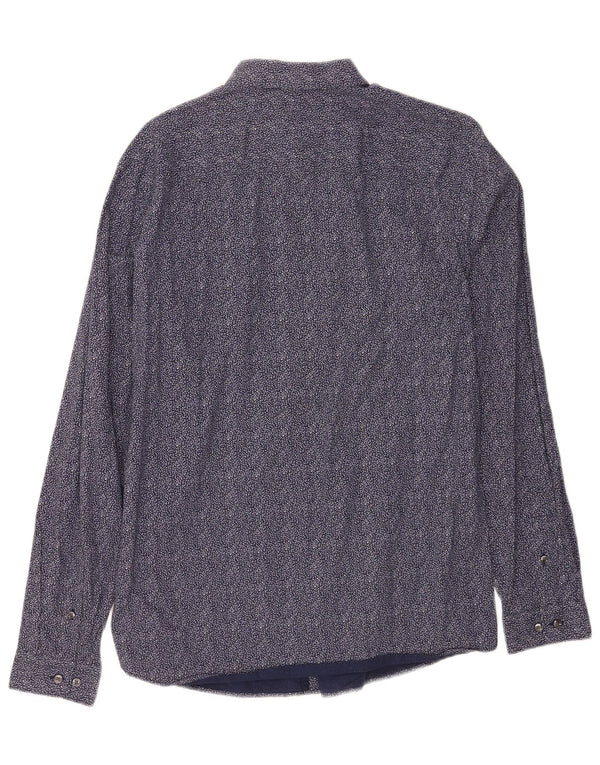 Koszula męska Jack & Jones, rozmiar 42, duża, granatowa, bawełniana w kwiaty