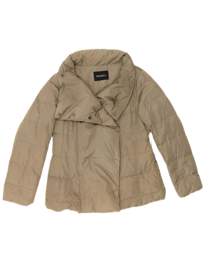 Damska ocieplana kurtka Max & Co. UK 12, średni khaki