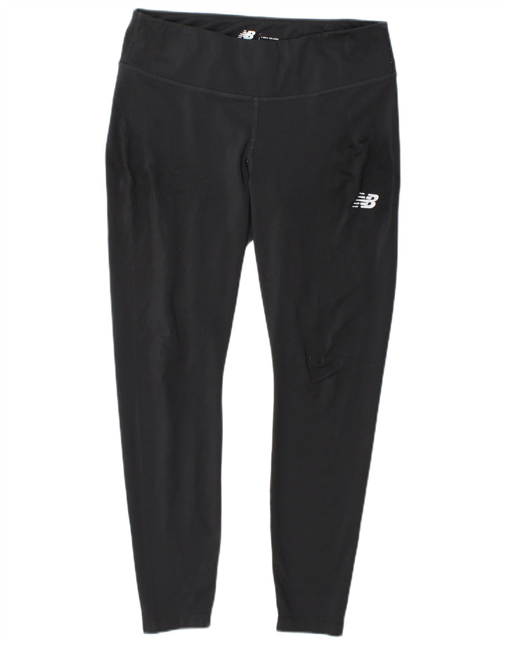 Legginsy damskie New Balance UK 14, duże, czarne, poliestrowe