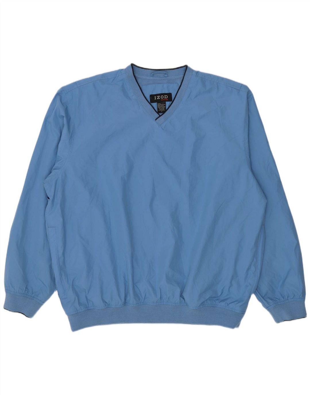 Izod Męski sweter dresowy, duży, niebieski, poliester