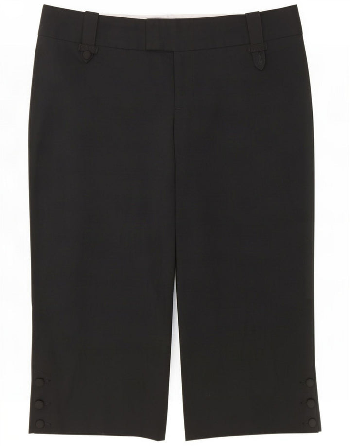 Damskie spodnie Capri Mossimo US 12 Large W34 L21 Czarny poliester