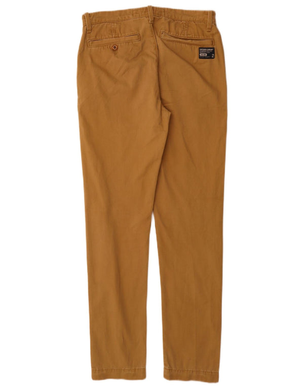 Męskie spodnie typu chino Superdry, małe, W28 L32, beżowa bawełna