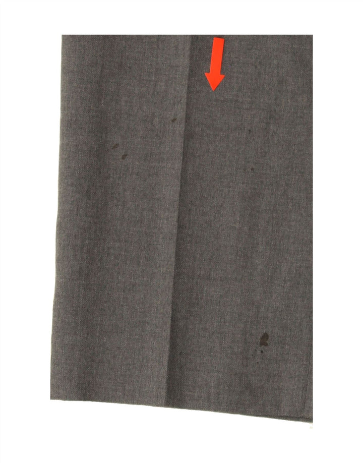 J. CREW Womens Slim Chino Trousers W32 L31 Grey Polyester Vintage J. Crew and Second-Hand J. Crew from Messina Hembry 