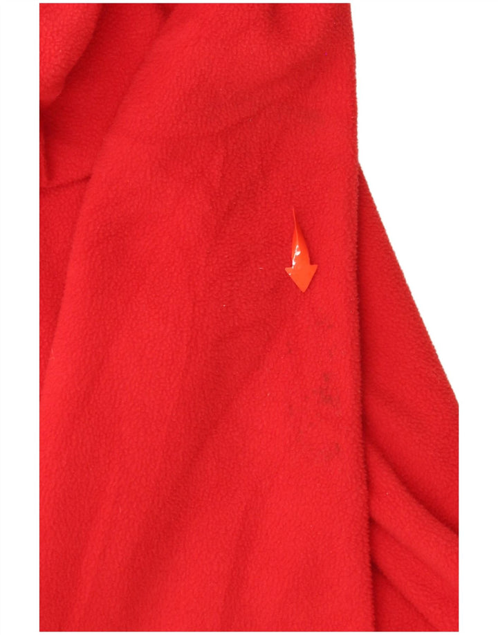 THE NORTH FACE Chłopięca kurtka polarowa z kapturem, 9-10 lat, średni czerwony poliester