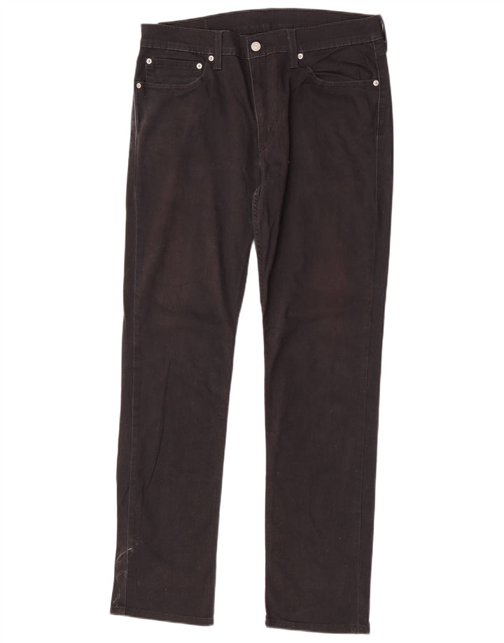 Męskie jeansy Levi's 511 Slim W34 L32 Czarna bawełna