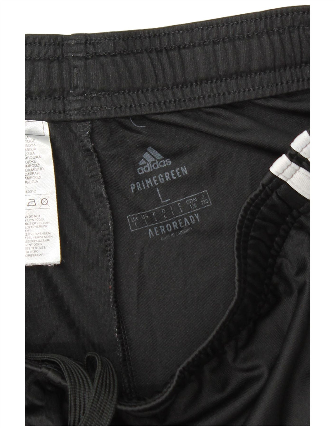 Męskie spodenki sportowe Adidas Aeroready, duże, czarne, poliestrowe
