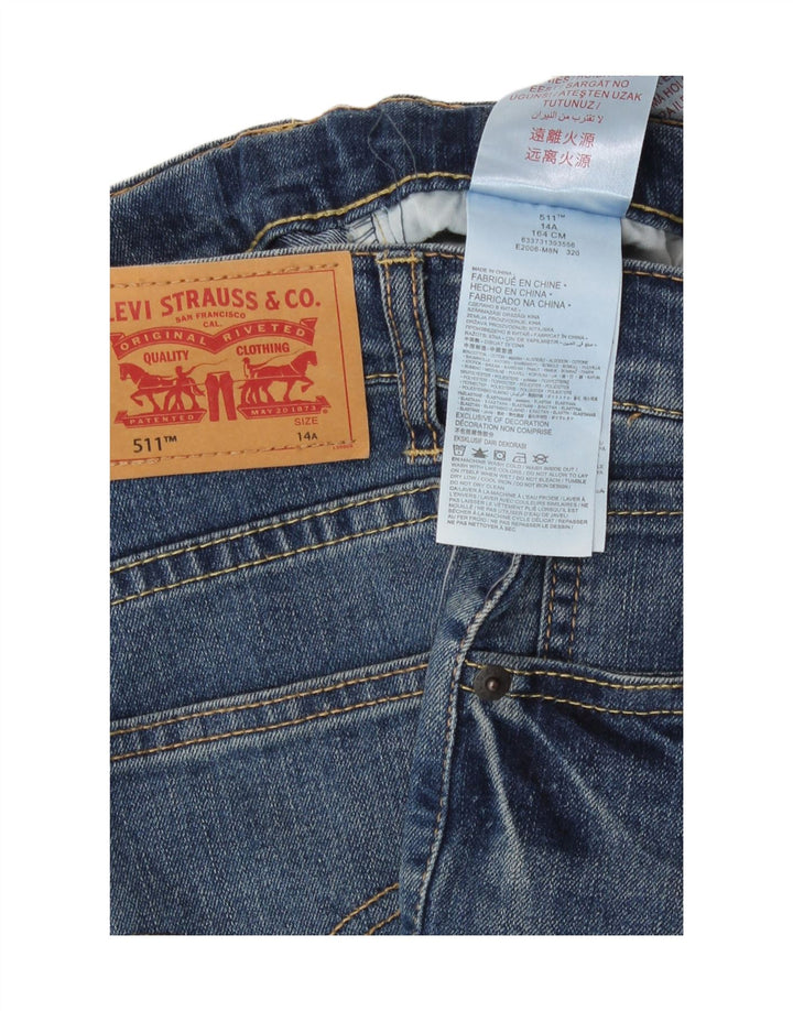Dżinsy chłopięce Levi's 511 Slim 13-14 lat W28 L30 Niebieskie
