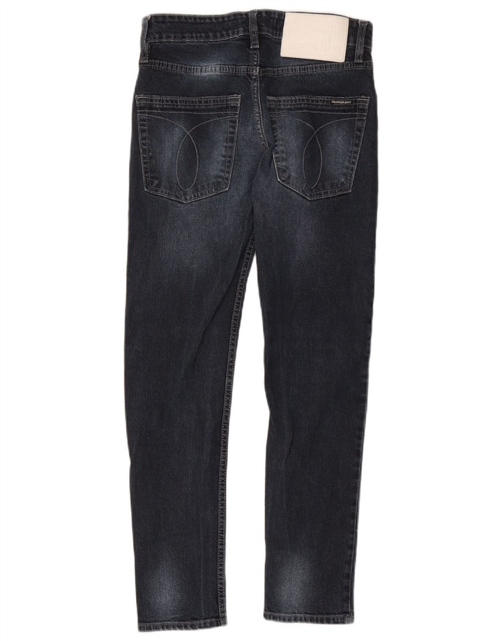 Męskie jeansy Calvin Klein W30 L28 Granatowe, bawełniane