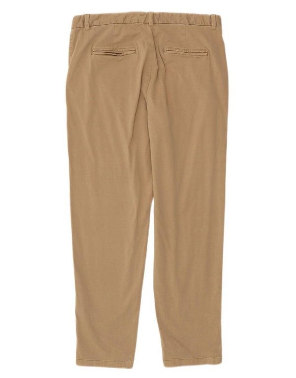 Spodnie Chino Marks & Spencer Damskie UK 14 Duże W34 L29 Beżowe Bawełniane