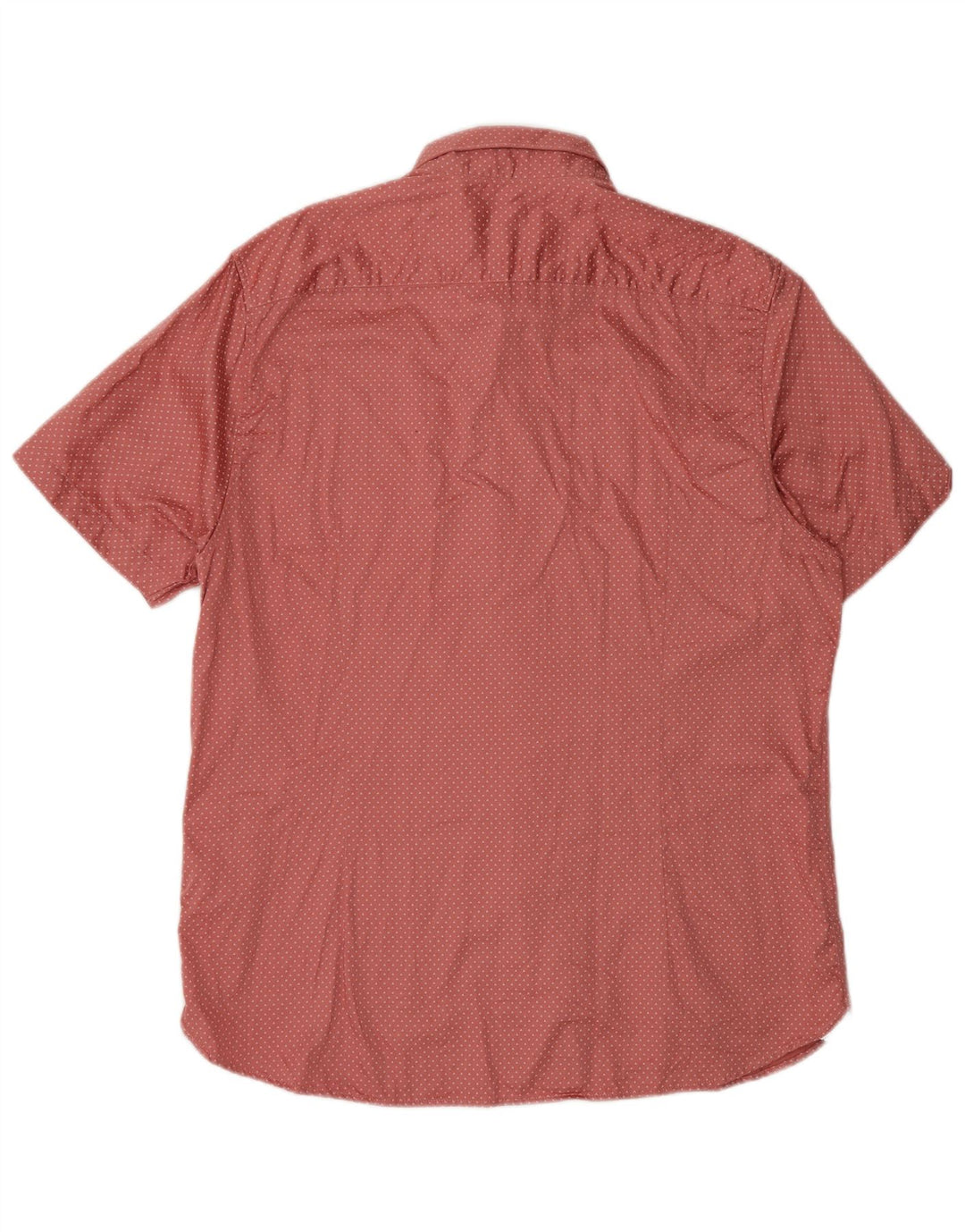Koszula męska z krótkim rękawem Ted Baker, rozmiar 5 XL, bawełniana w różowe cętki