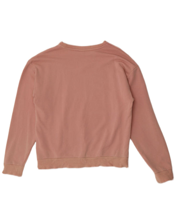 Damska bluza Puma z grafiką oversize, sweter UK 10, mała, różowa bawełna