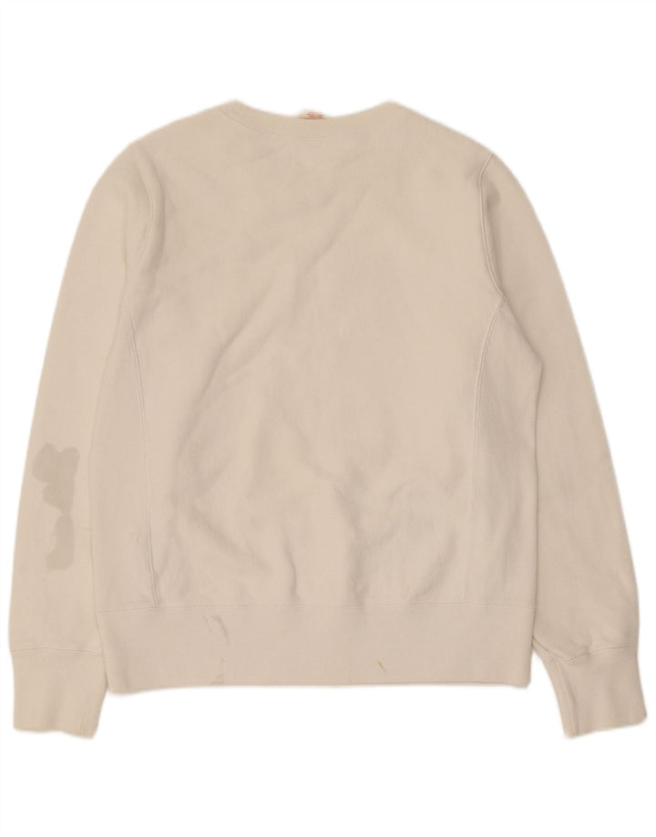 Sweter damski Champion UK 16, duży, biały, bawełniany