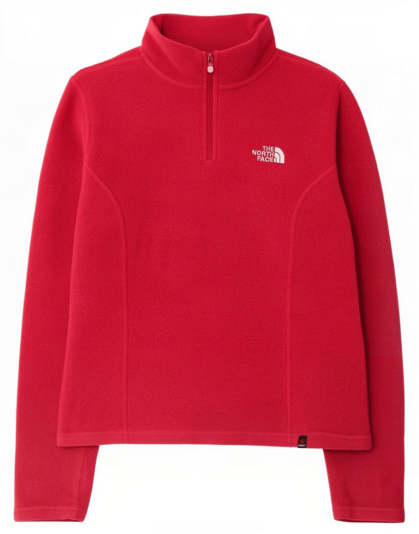 Damski sweter oversize The North Face z zamkiem błyskawicznym, UK 6 XS, czerwony