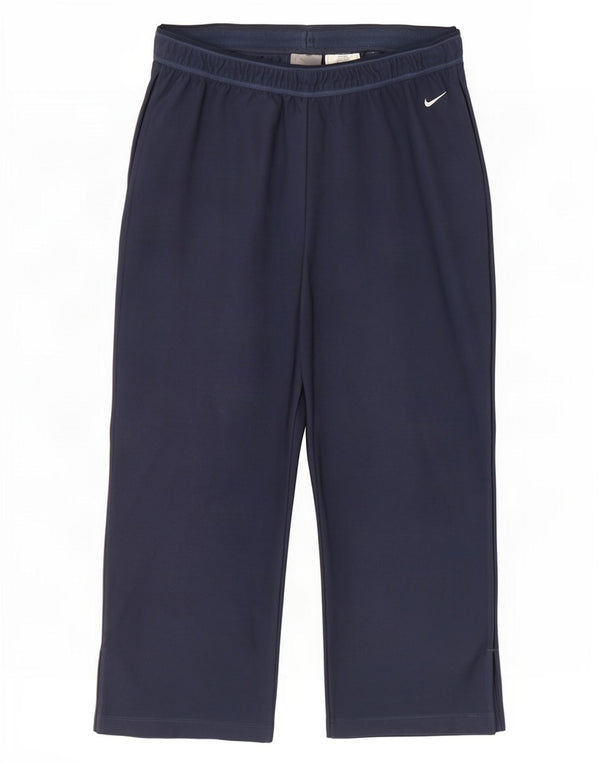 Damskie spodnie dresowe Nike Dri Fit Capri UK 10/12 Średni granat