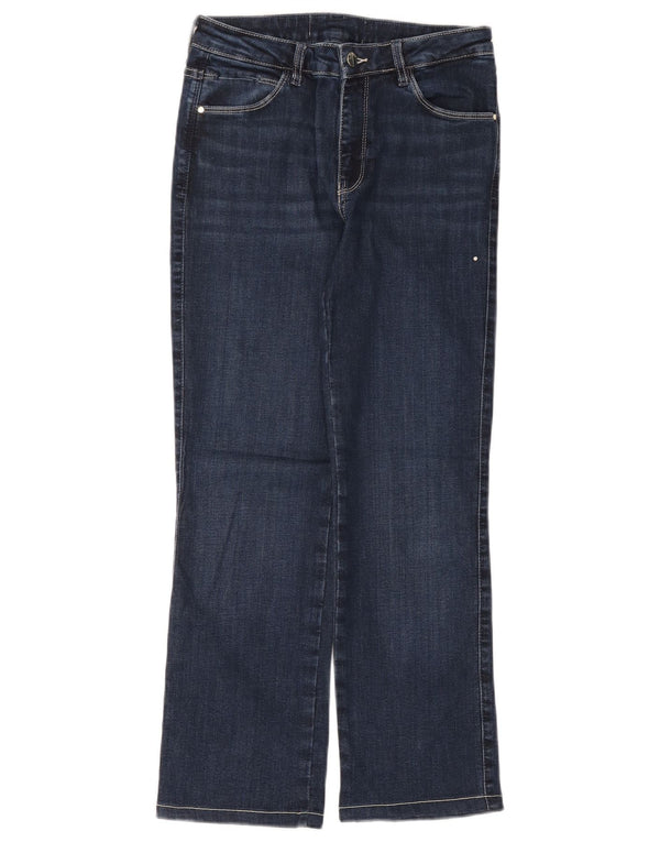Damskie jeansy GUESS Eco Straight W28 L27 Granatowe, bawełniane