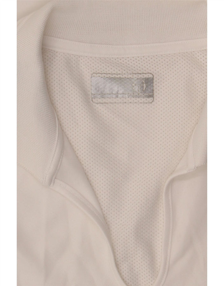 Damska koszulka polo SERGIO TACCHINI UK 12 w kolorze średniej bieli