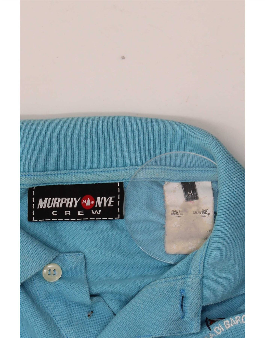 Męska koszulka polo z grafiką Murphy & Nye w kolorze średnioniebieskim