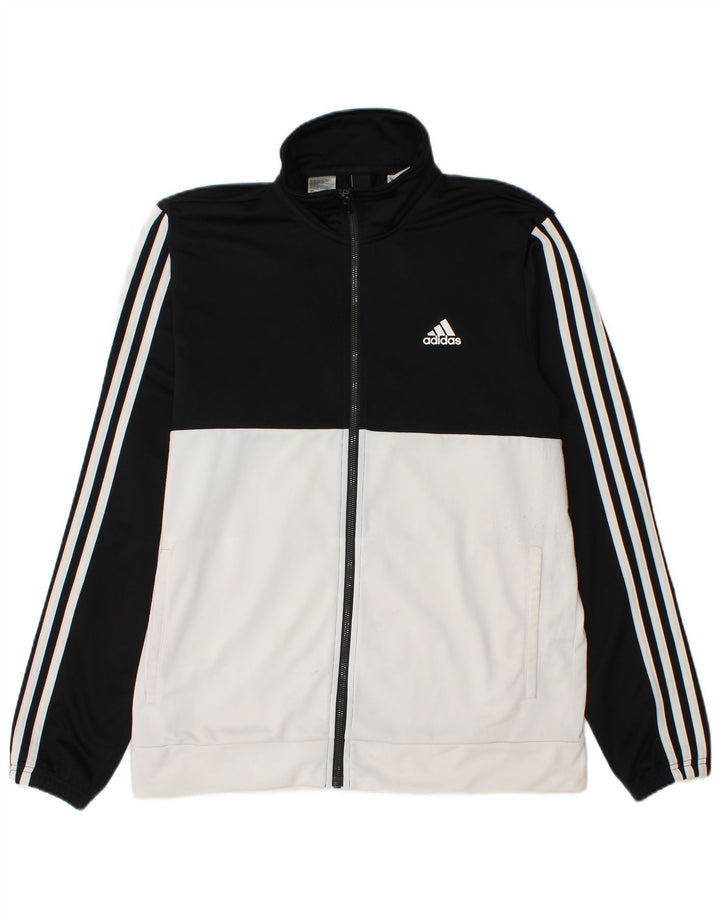 Męska kurtka dresowa Adidas UK 40/42 w kolorze średniej czarnej