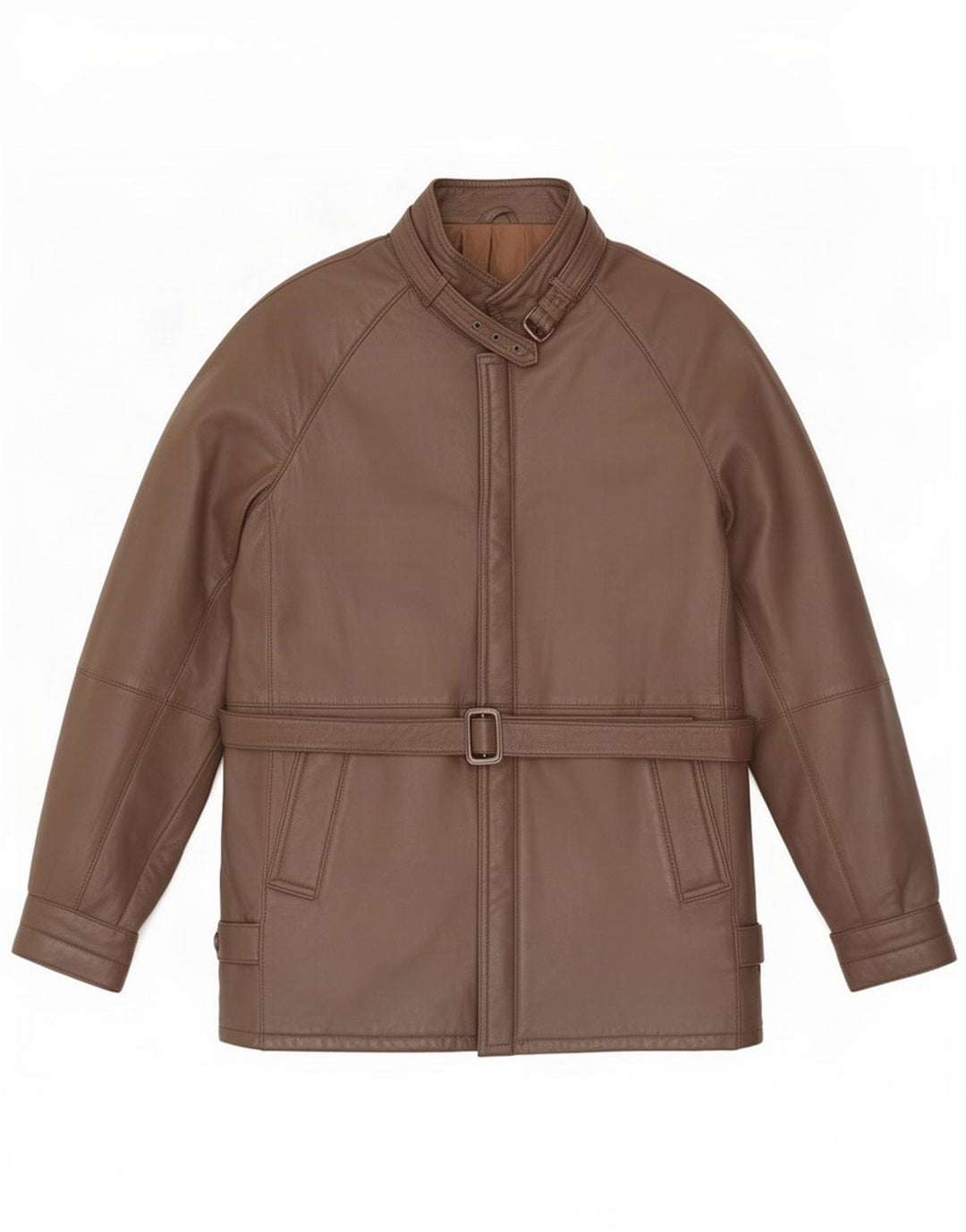 Vintage męska kurtka skórzana UK 36 Small Brown