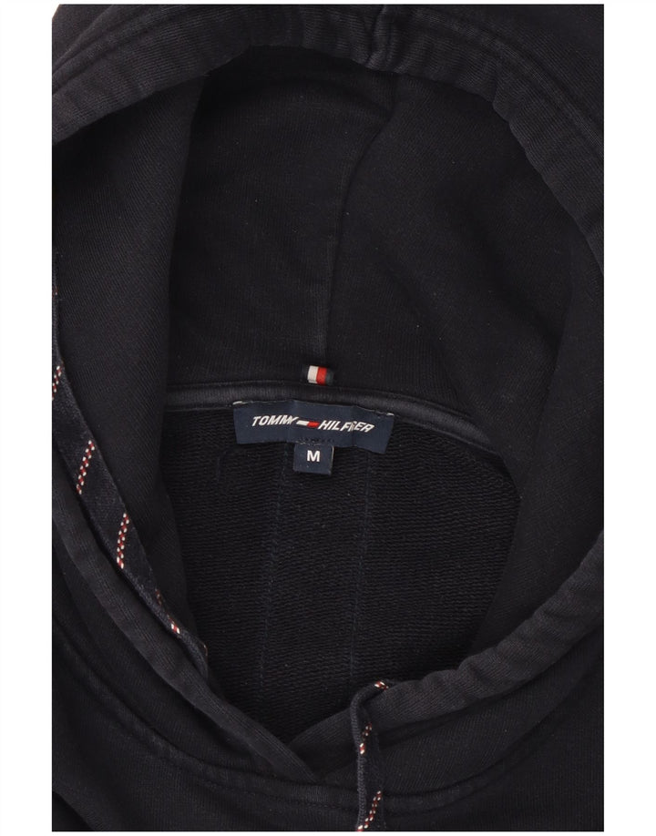 Damski sweter oversize z kapturem Tommy Hilfiger UK 14, średni granatowy