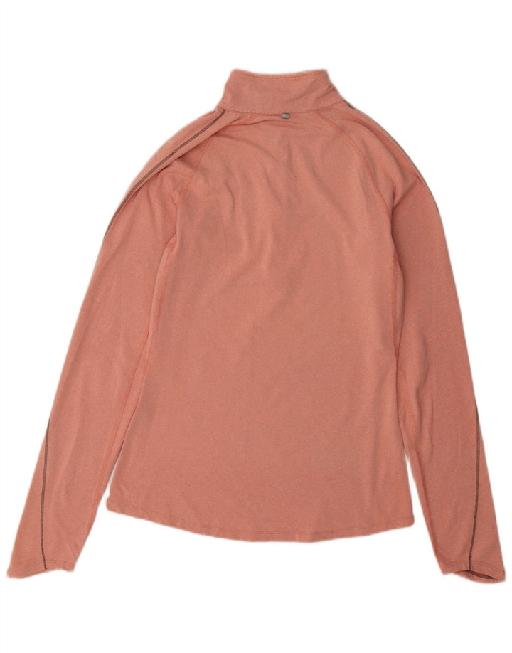 Damski dres Nike Dri Fit z zamkiem błyskawicznym na szyi, UK 10, mały, różowy