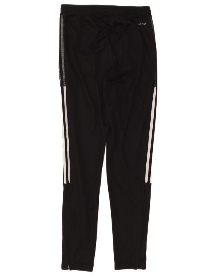 Męskie spodnie dresowe ADIDAS Aeroready, małe, czarne, poliestrowe