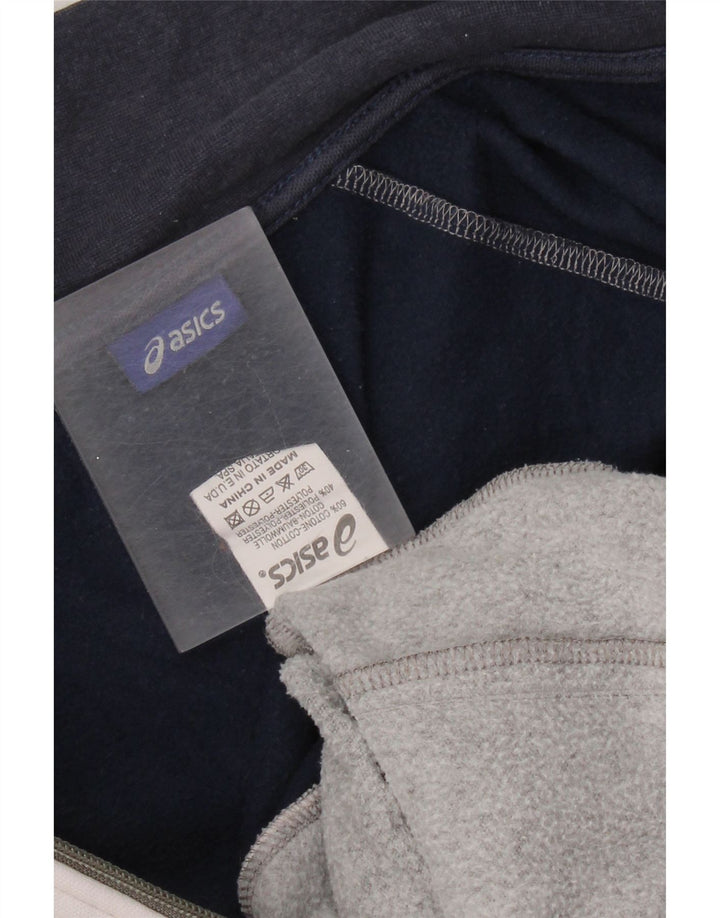 Męska kurtka dresowa ASICS, bawełniana, w kolorze średniej szarości