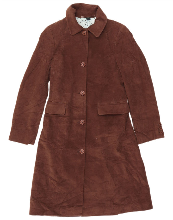 Płaszcz damski Boden UK 10 Small, brązowy, bawełniany