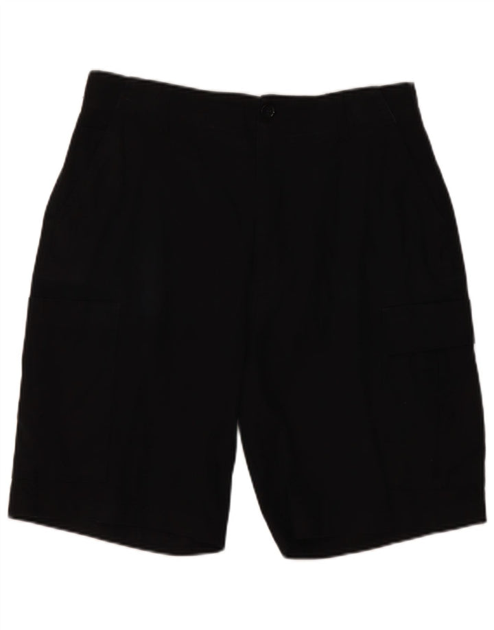 Męskie spodenki cargo Zara EU 42 Large W32, czarne, bawełniane