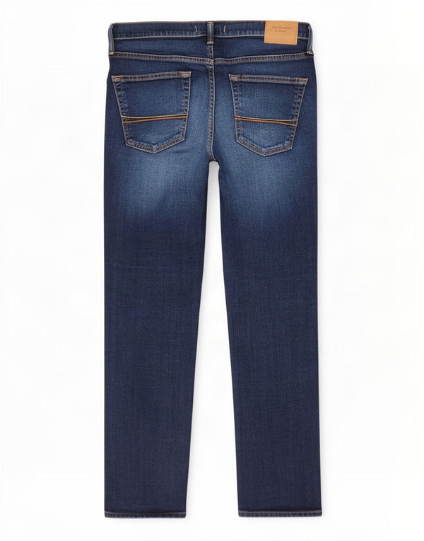 Męskie proste dżinsy Abercrombie & Fitch W32 L32 Niebieskie, bawełniane