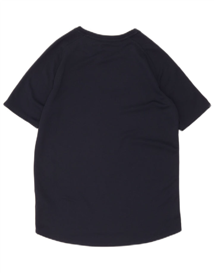 Chłopięcy T-shirt z grafiką Canterbury, 13-14 lat, granatowy poliester
