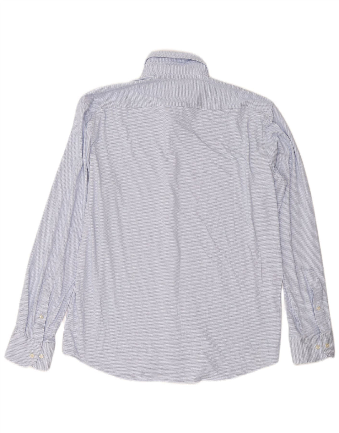 Męska koszula o regularnym kroju HUGO BOSS, duża, niebieska, z poliestru w cętki