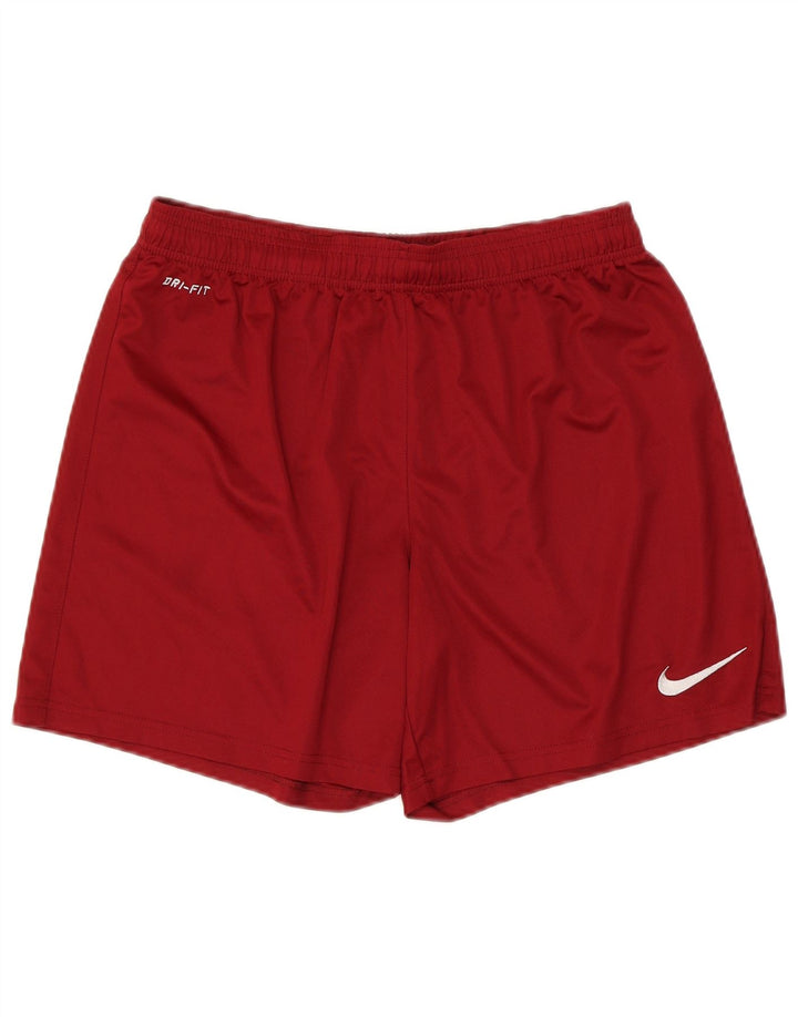 Męskie spodenki sportowe Nike Dri Fit, średni czerwony poliester