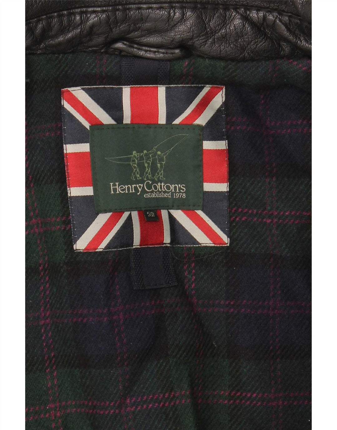 Męska skórzana kurtka Henry Cottons IT 52 XL w kolorze czarnym