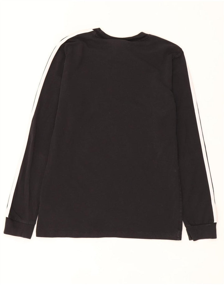 Top damski Adidas z długim rękawem UK 10, mały, czarny, bawełniany