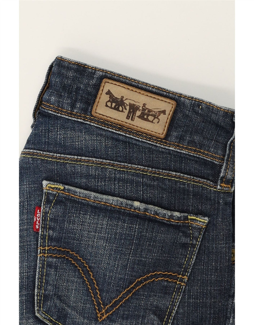LEVI'S Womens Slim Jeans W26 L30 Blue Cotton Vintage Levi's and Second-Hand Levi's from Messina Hembry 