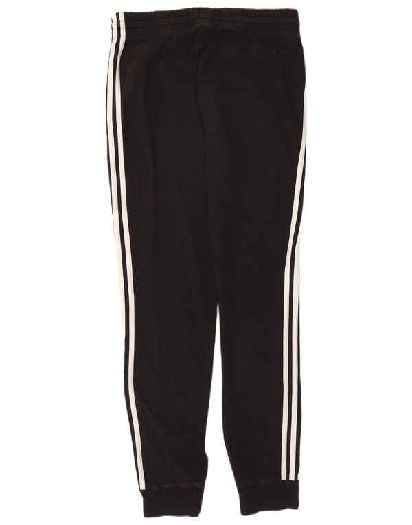 Damskie spodnie dresowe ADIDAS Joggers UK 12/14 Średnia czarna bawełna