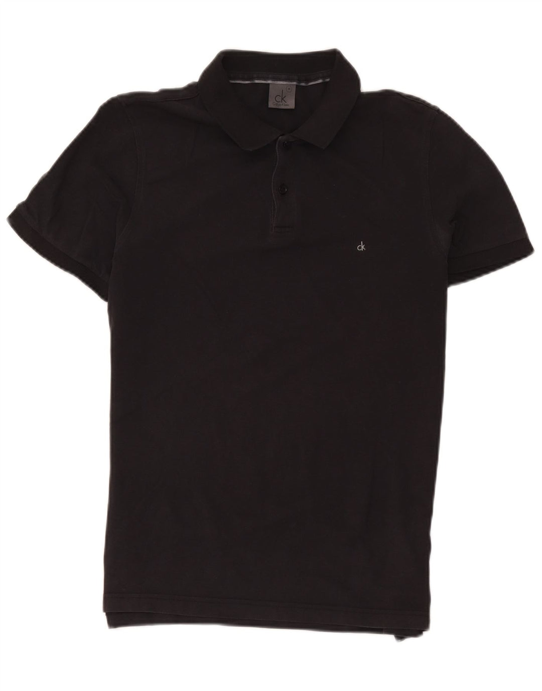 Męska koszulka polo CALVIN KLEIN, średnia czarna, bawełniana