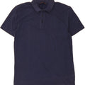 TRUSSARDI JEANS Mens Polo Shirt Small Navy Blue Cotton Vintage Trussardi Jeans and Second-Hand Trussardi Jeans from Messina Hembry 