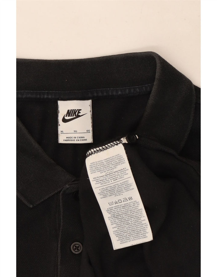 Męska koszulka polo Nike XL, czarna, bawełniana