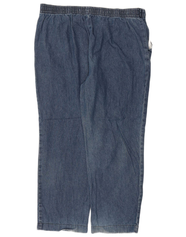 Marks & Spencer Damskie Krótkie Jeansy UK 18 XL W36 L26 Niebieskie Bawełniane