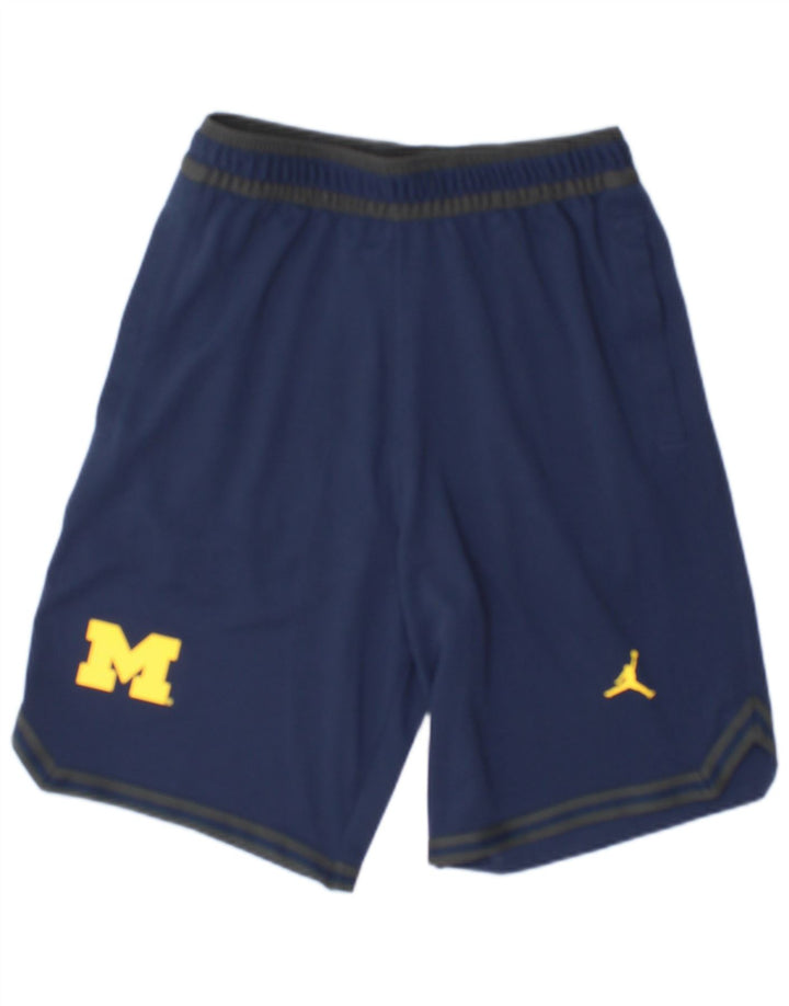 Męskie spodenki sportowe Jordan Michigan Wolverines, małe, granatowe, poliestrowe