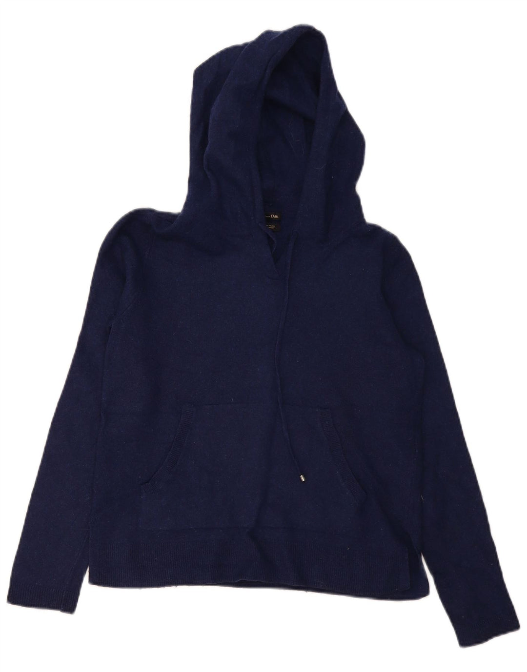 Damski sweter z kapturem Massimo Dutti UK 10, mały, granatowy, wełniany