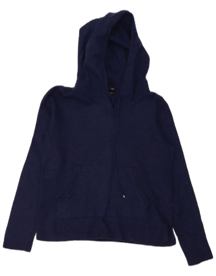 Damski sweter z kapturem Massimo Dutti UK 10, mały, granatowy, wełniany