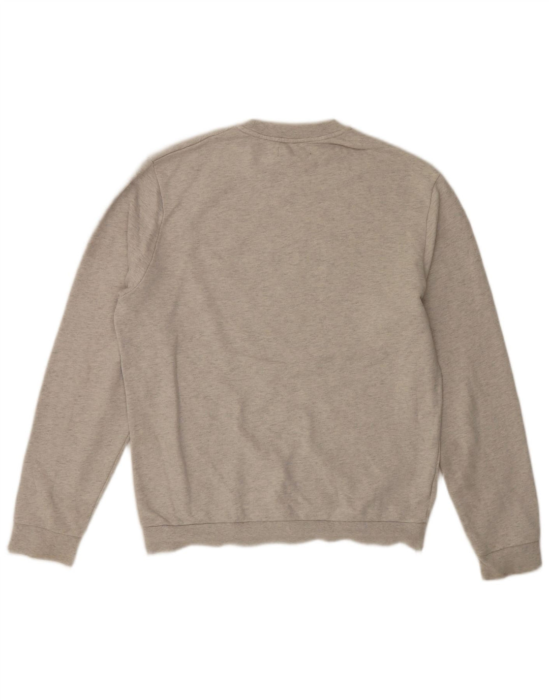 Męska bluza z grafiką Fred Perry, średnioszara, bawełniana