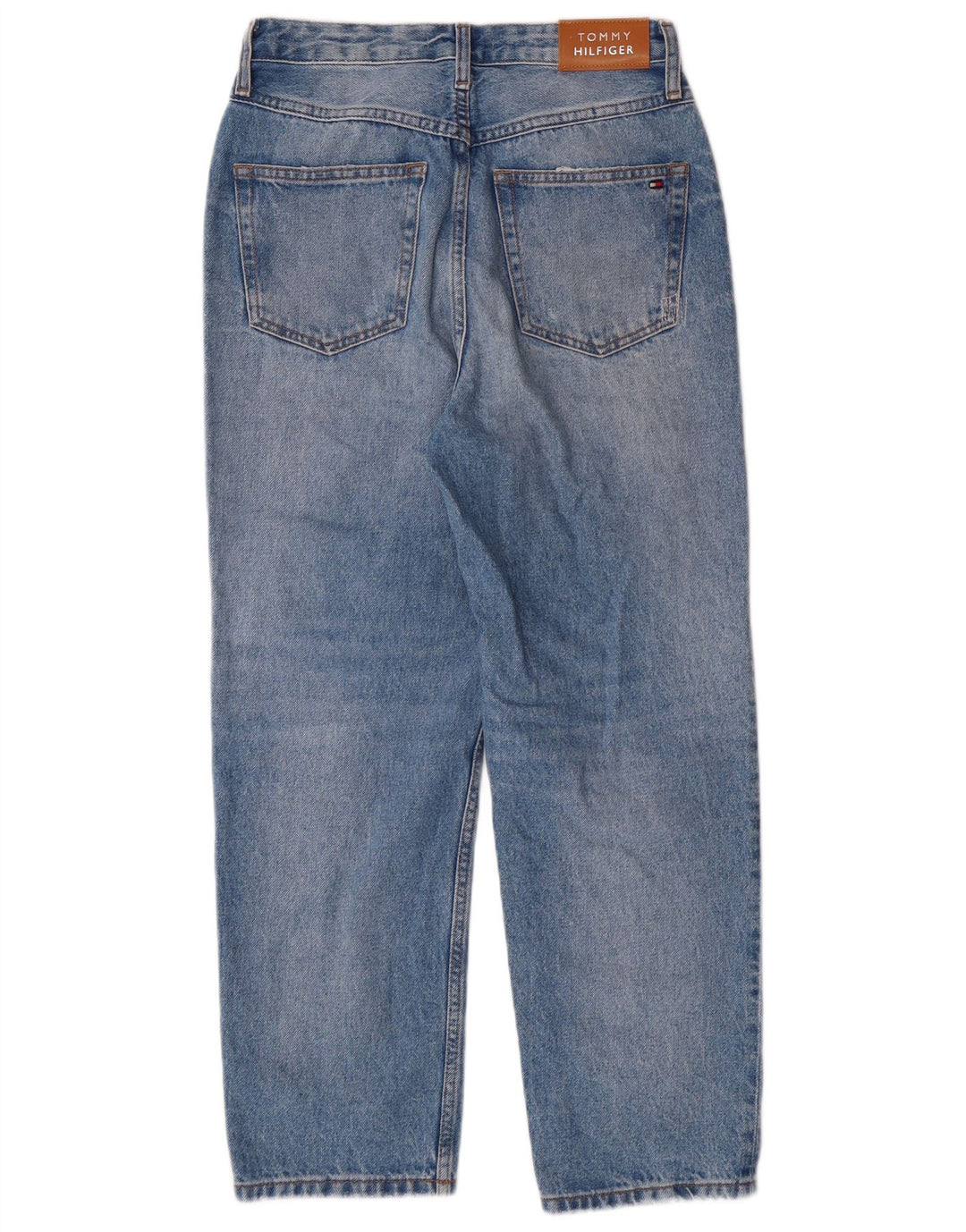 Damskie jeansy Tommy Hilfiger z wysokim stanem W27 L28 Niebieski klasyczny