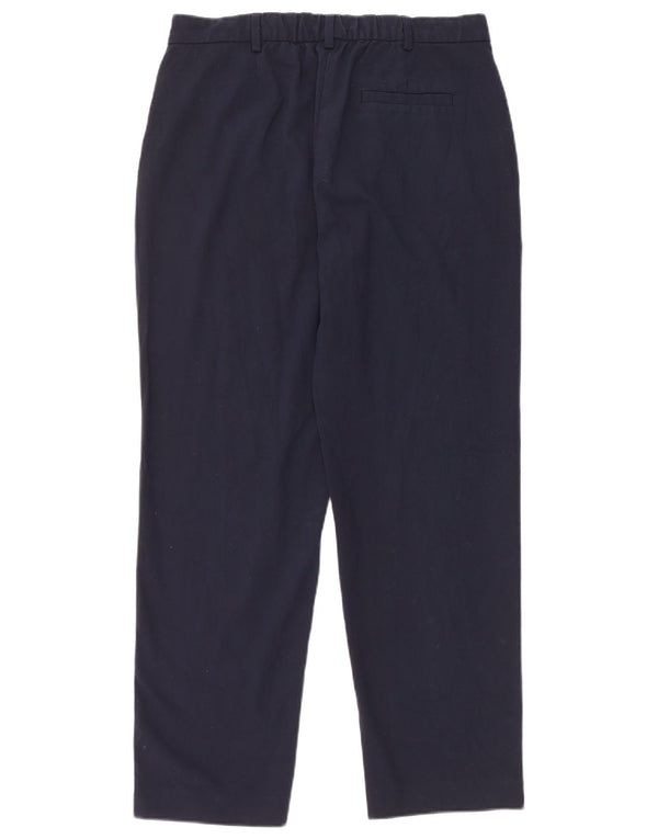 Damskie spodnie garniturowe Marks & Spencer UK 12 Medium W30 L28 Granatowe