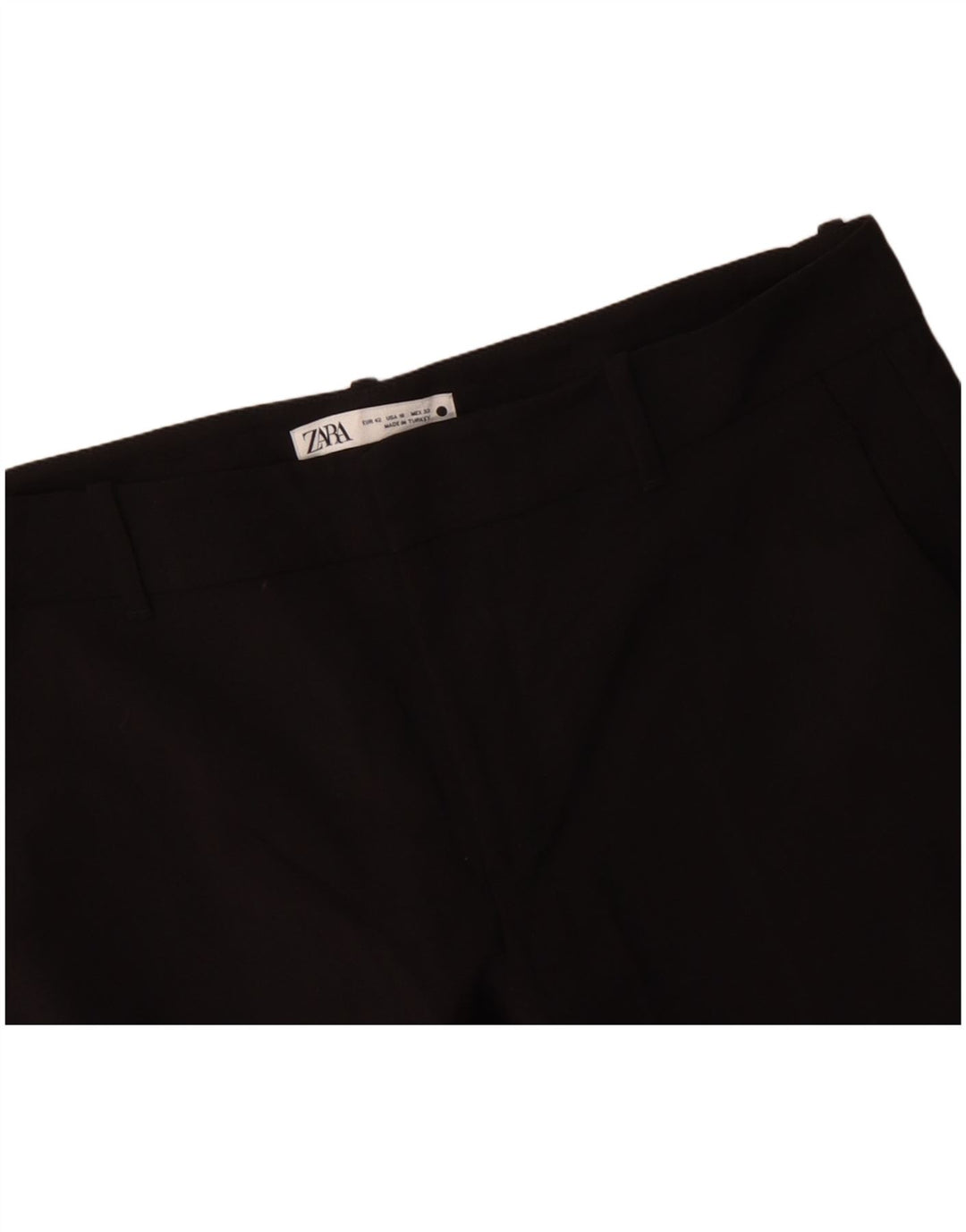 Spodnie damskie ZARA Slim Chino EU 42 Large W32 L27 Czarna bawełna