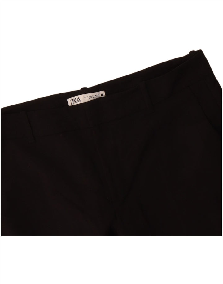 Spodnie damskie ZARA Slim Chino EU 42 Large W32 L27 Czarna bawełna